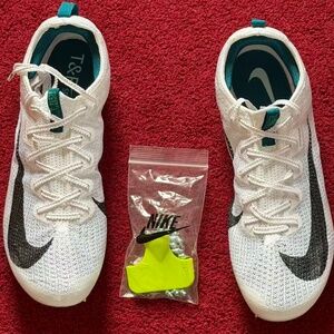 Nike Zoom Superfly Elite 2 Track Spikes Men’s Size 10.5 - White Bright Spruce